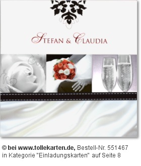 HochzeitsKarte im coolem Design HochzeitsKarte im coolem Design