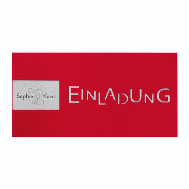 Tollekarten Modernes Rot 786021 25