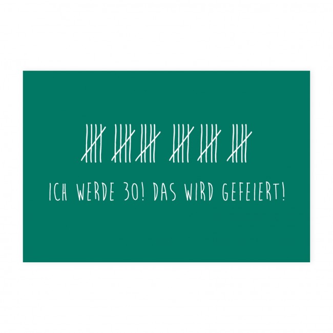 Tollekarten Strichliste Mo1008 30