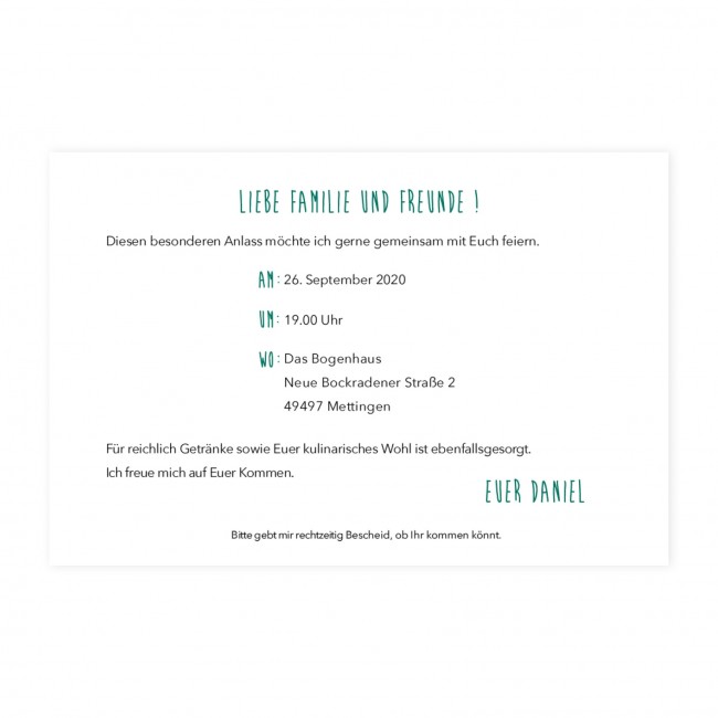 Tollekarten Strichliste Mo1008 30