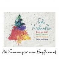 Aquarrell Tannenbaum - 55451