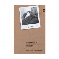 Kraftkarton mit Klammer und Foto - 620003