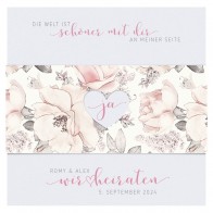 Klassisches helles Blumenmotiv - 620026