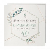 Polygon mit Eukalyptuszweigen - 689001