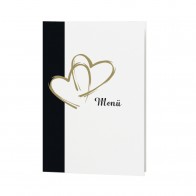 Hochzeitsmenü Goldene Herzen - 726662