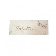 6 x Namenskarten Schmetterling - 726746