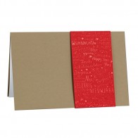 Banderole in rot - 19011