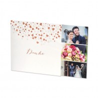 Dankkarte mit Herzenregen - 17D345