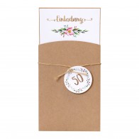 Einsteckkarte in Kraftkarton - A2163-Z