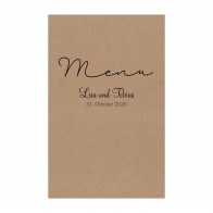 Menü auf Kraftkarton - MO3001M