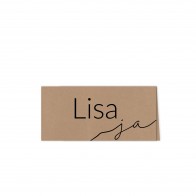 Platzkarte auf Kraftkarton - MO3001N