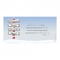 Wegweiser im Schnee - MO6026