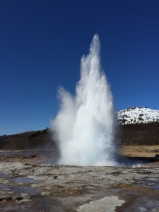 Aktiver Geysir auf Island