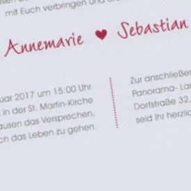 Richtig zur Hochzeit einladen
